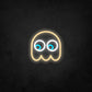 LED Neon Sign - Pac-Man Ghost Looking to The Lower Left