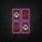 LED Neon Sign - Poker Card