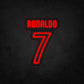 LED Neon Sign - RONALDO 7