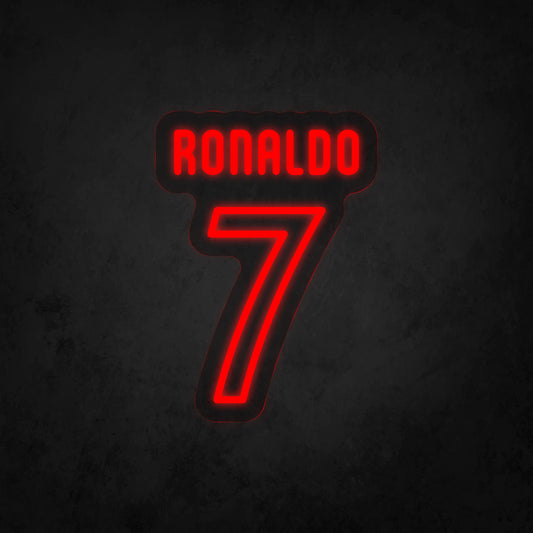 LED Neon Sign - RONALDO 7