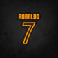 LED Neon Sign - RONALDO 7