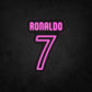 LED Neon Sign - RONALDO 7