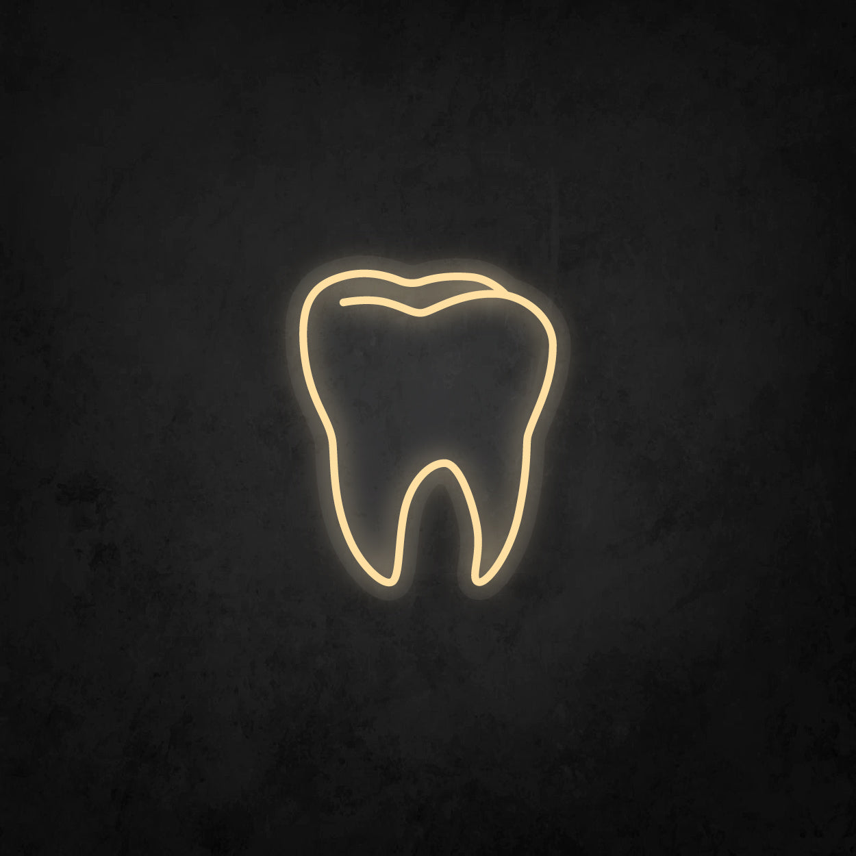 LED Neon Sign - Realistic Tooth