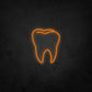 LED Neon Sign - Realistic Tooth