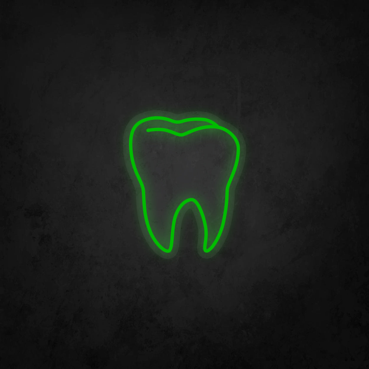 LED Neon Sign - Realistic Tooth