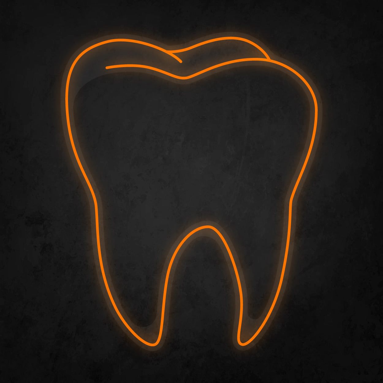 LED Neon Sign - Realistic Tooth Large