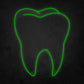 LED Neon Sign - Realistic Tooth Large