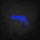 LED Neon Sign - Revolver Gun Left Side