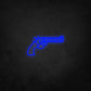 LED Neon Sign - Revolver Gun Right Side