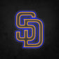 LED Neon Sign - San Diego Padres Large