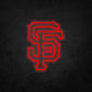 LED Neon Sign - San Francisco Giants - Medium