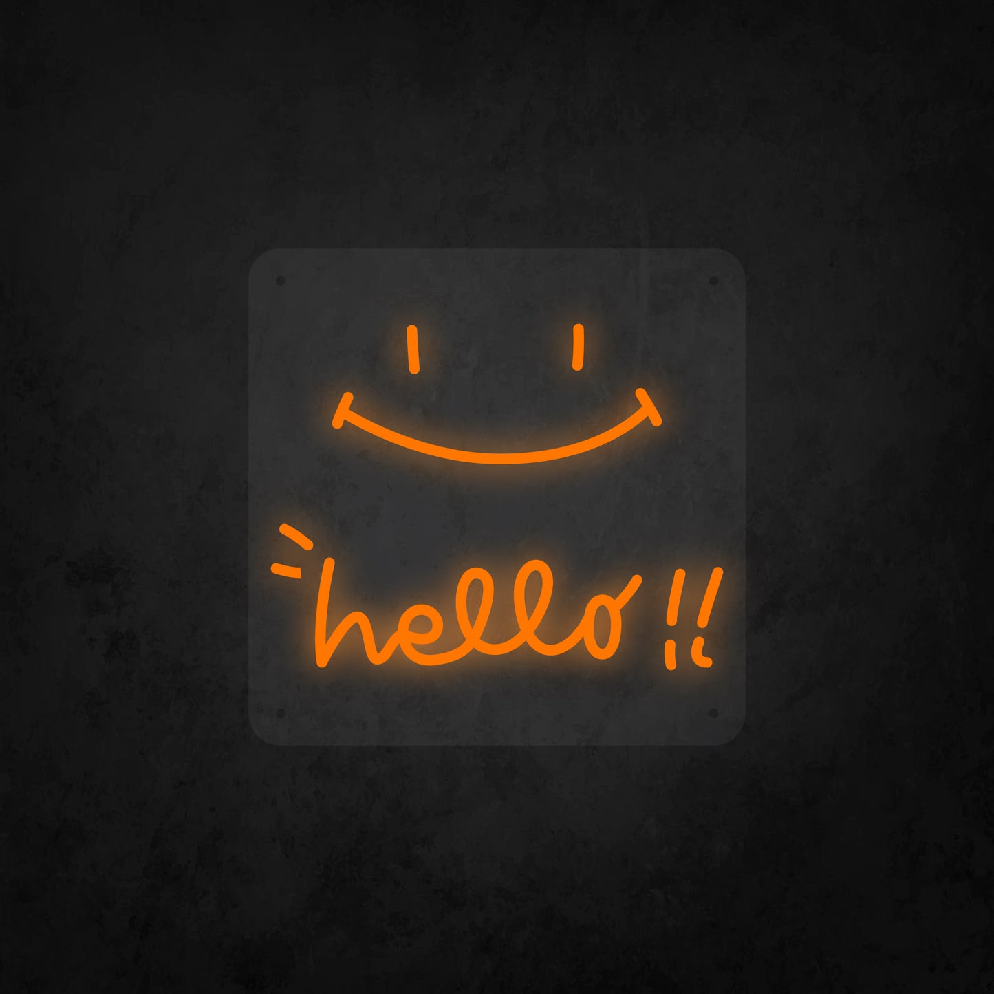 LED Neon Sign - Smile Hello