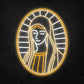 LED Neon Sign - Smiling Virgin Mary