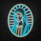 LED Neon Sign - Smiling Virgin Mary