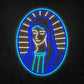 LED Neon Sign - Smiling Virgin Mary