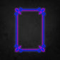LED Neon Sign - Antique Square Frame 15x23