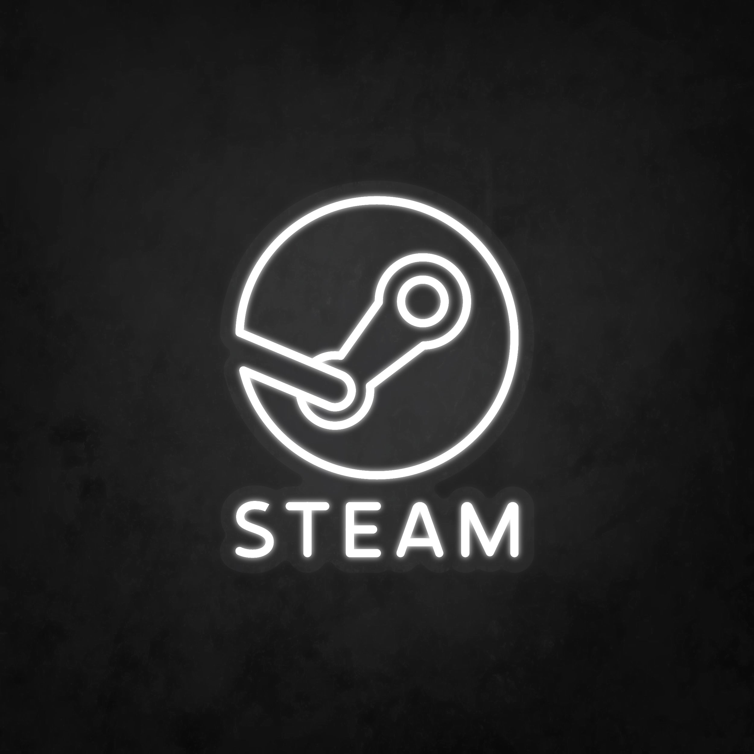 LED Neon Sign - Steam Logo – Self Signs