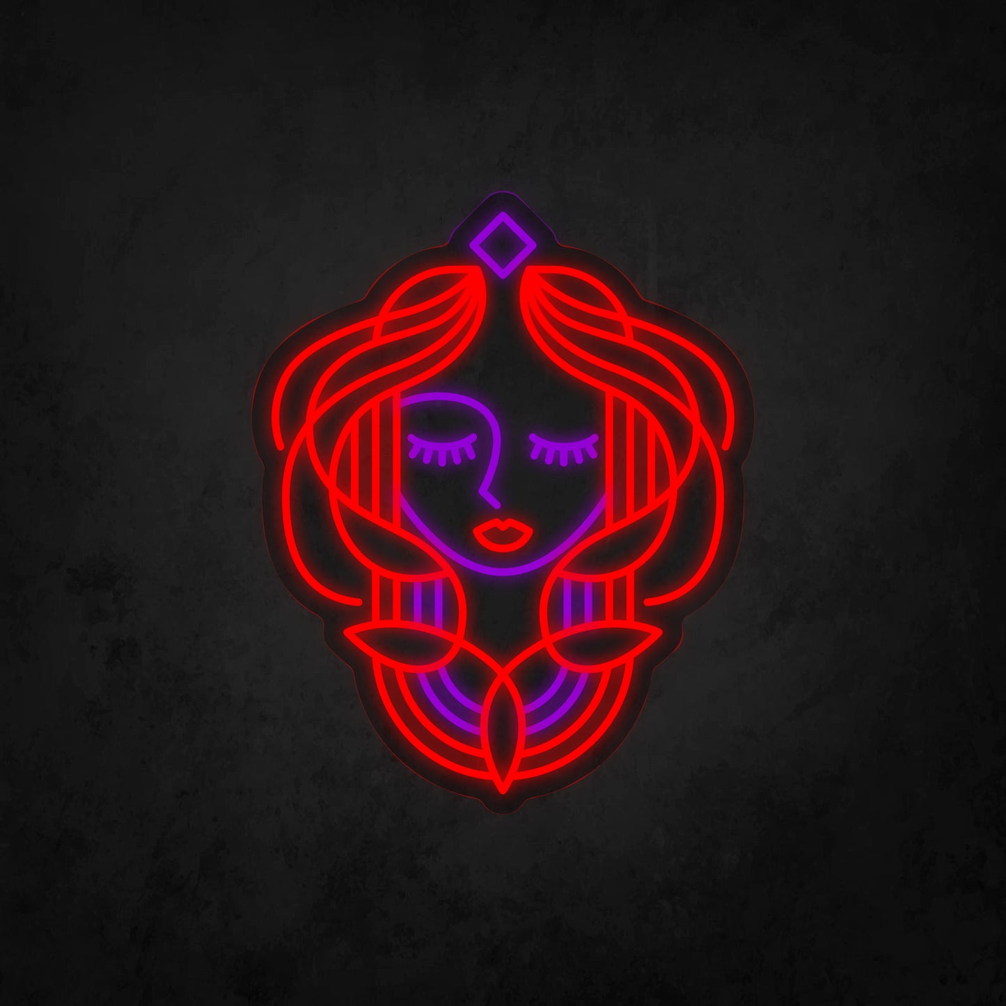 LED Neon Sign - The Goddess Logo