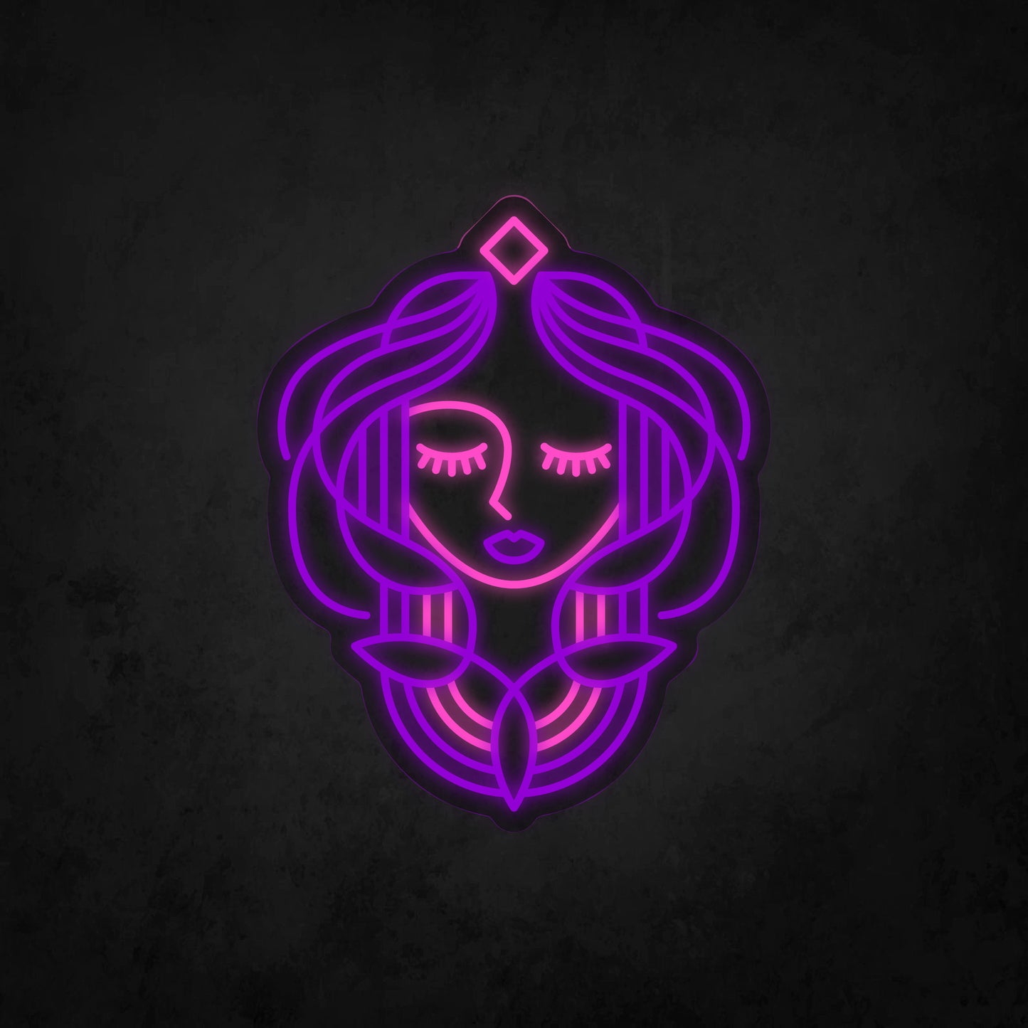 LED Neon Sign - The Goddess Logo