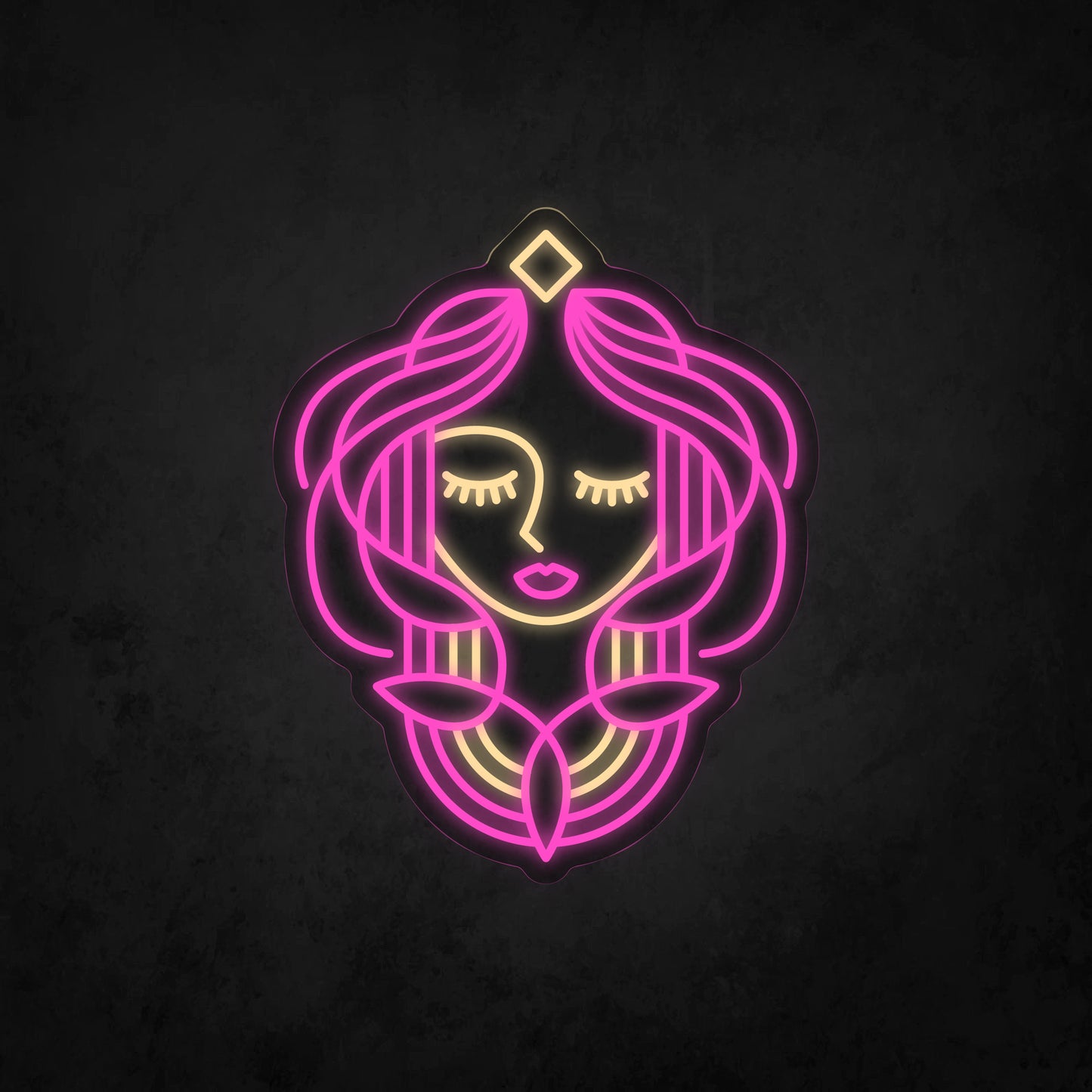 LED Neon Sign - The Goddess Logo