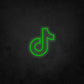 LED Neon Sign - Tiktok Logo Single Color Small
