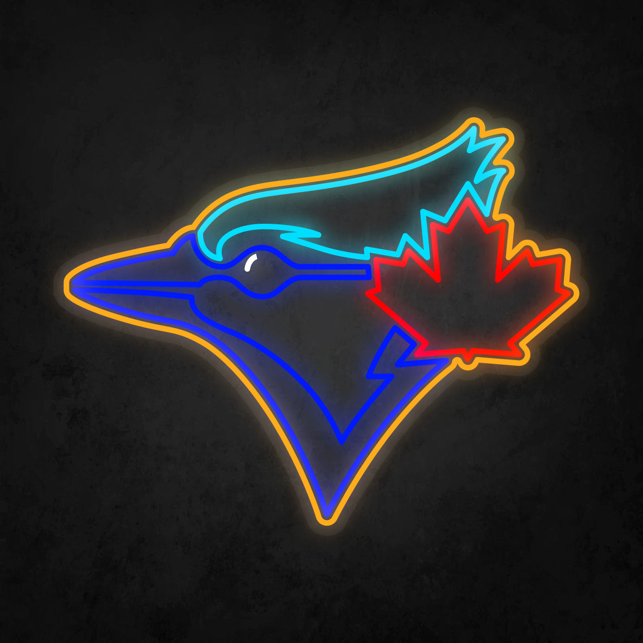 LED Neon Sign - Toronto Blue Jays Large
