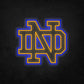 LED Neon Sign - University of Notre Dame