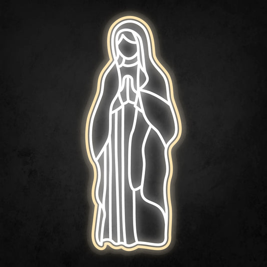 LED Neon Sign - Virgin Mary