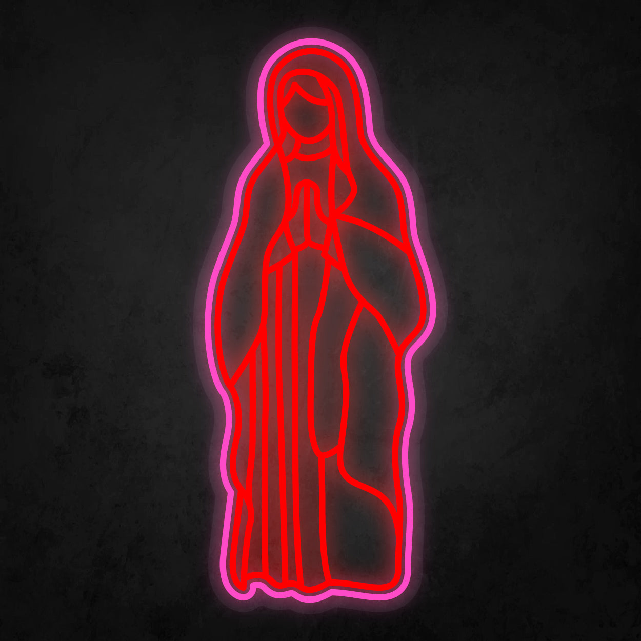 LED Neon Sign - Virgin Mary