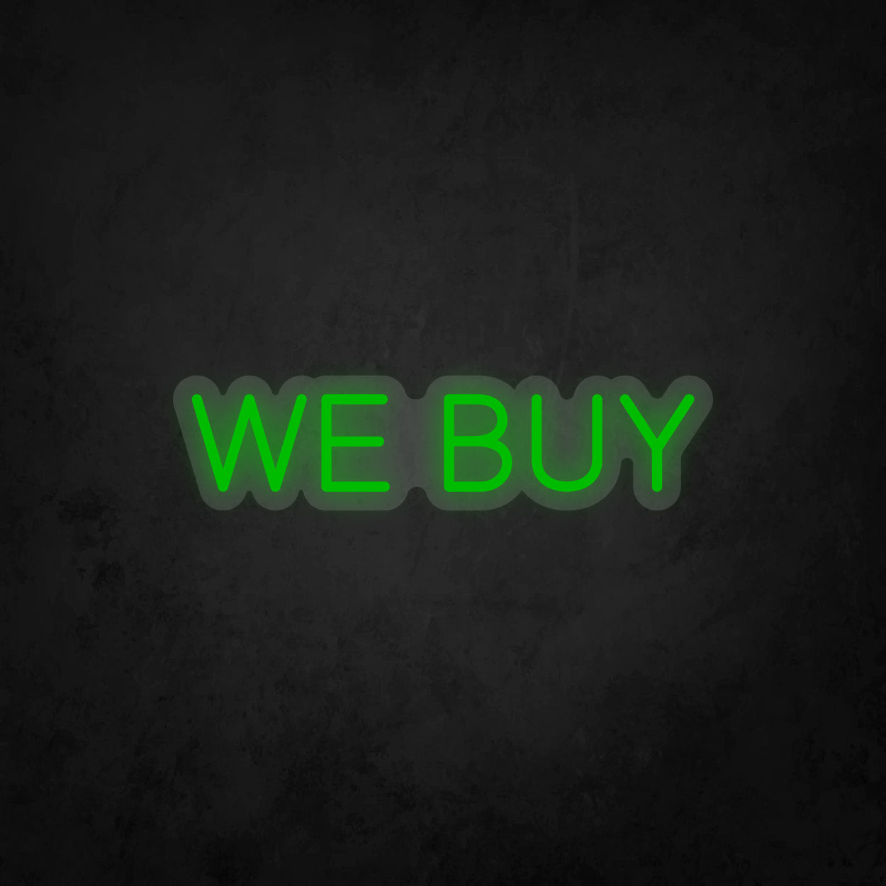 LED Neon Sign - WE BUY - 1 Line