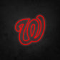 LED Neon Sign - Washington Nationals - Medium