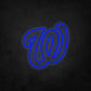 LED Neon Sign - Washington Nationals - Medium