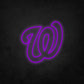 LED Neon Sign - Washington Nationals - Medium