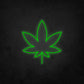 LED Neon Sign - Cannabis Leaf Small