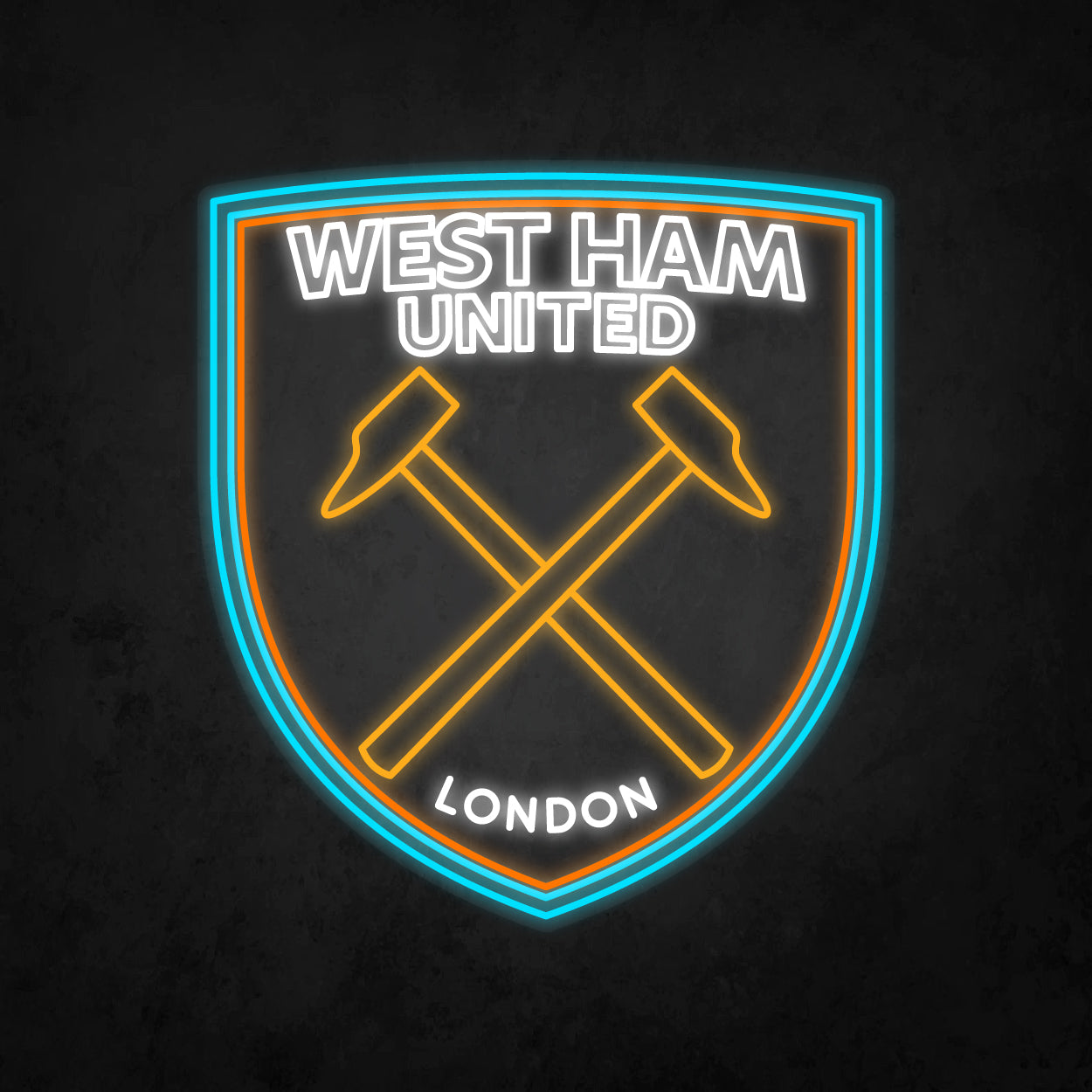 LED Neon Sign - West Ham United X Large