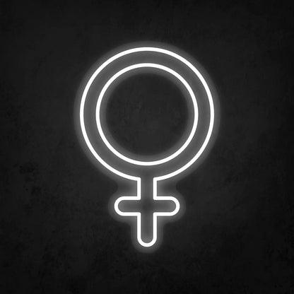 LED Neon Sign - Venus Symbol Large