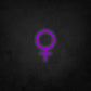 LED Neon Sign - Venus Symbol Small