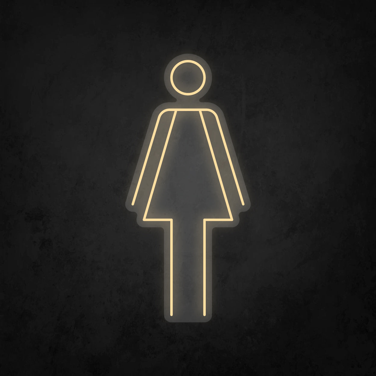 LED Neon Sign - Women's Restroom - Large