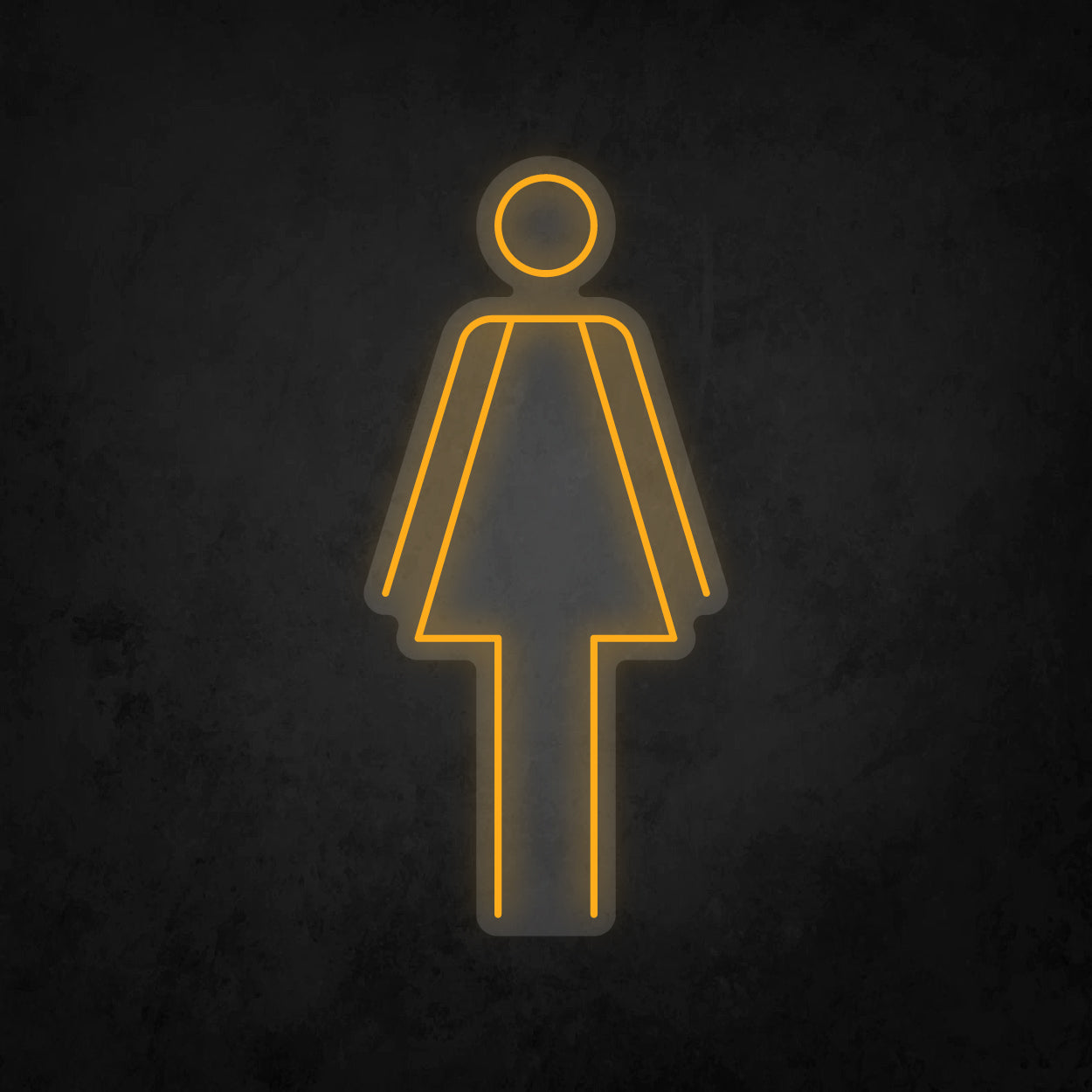 LED Neon Sign - Women's Restroom - Large