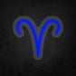 LED Neon Sign - Zodiac Sign - Aries - Small