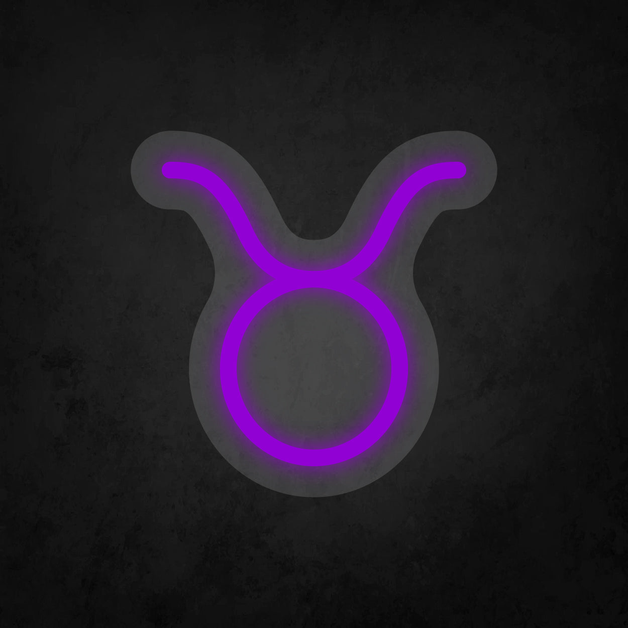 LED Neon Sign - Zodiac Sign - Taurus - Small