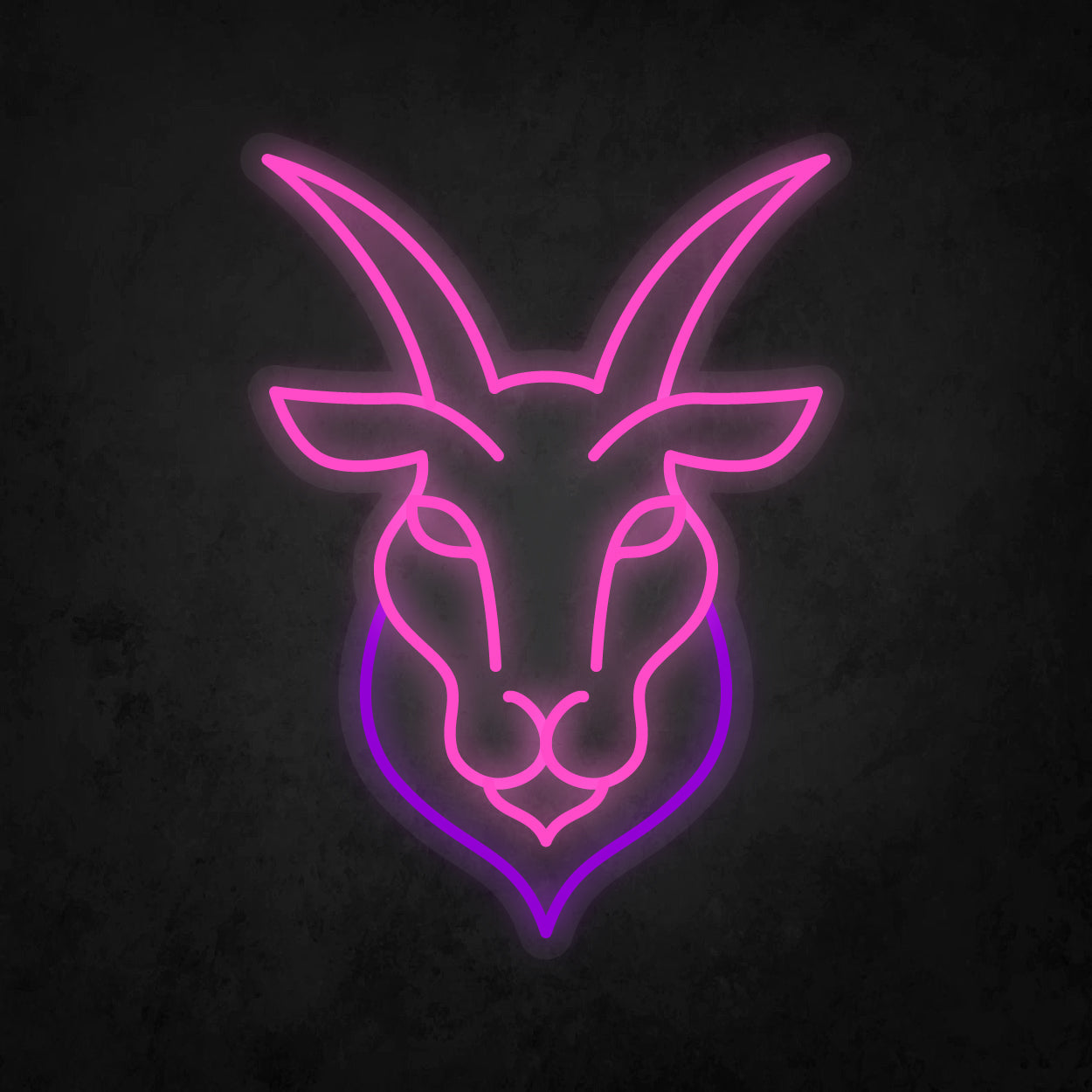 LED Neon Sign - Goat