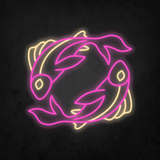 LED Neon Sign - Twin Fish