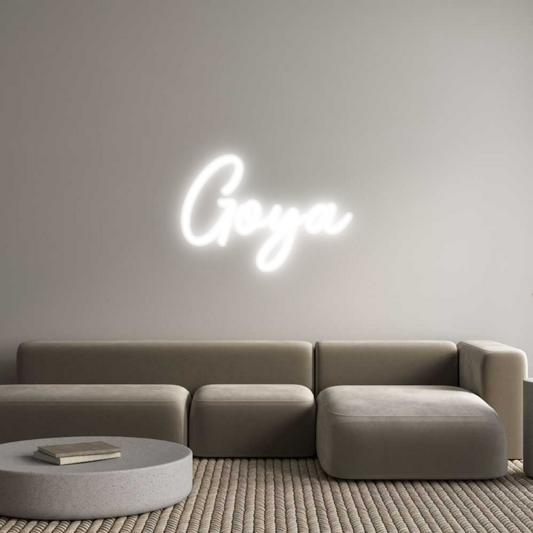 Custom Neon: Goya