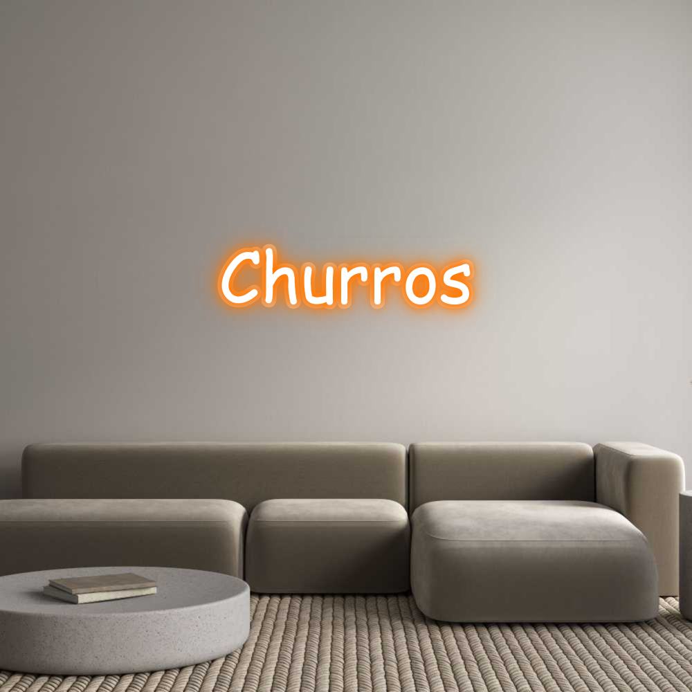 Custom Neon: Churros