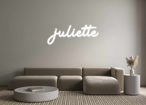 Custom Neon: juliette