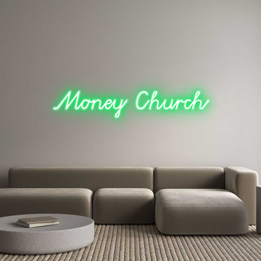 Custom Neon: Money Church