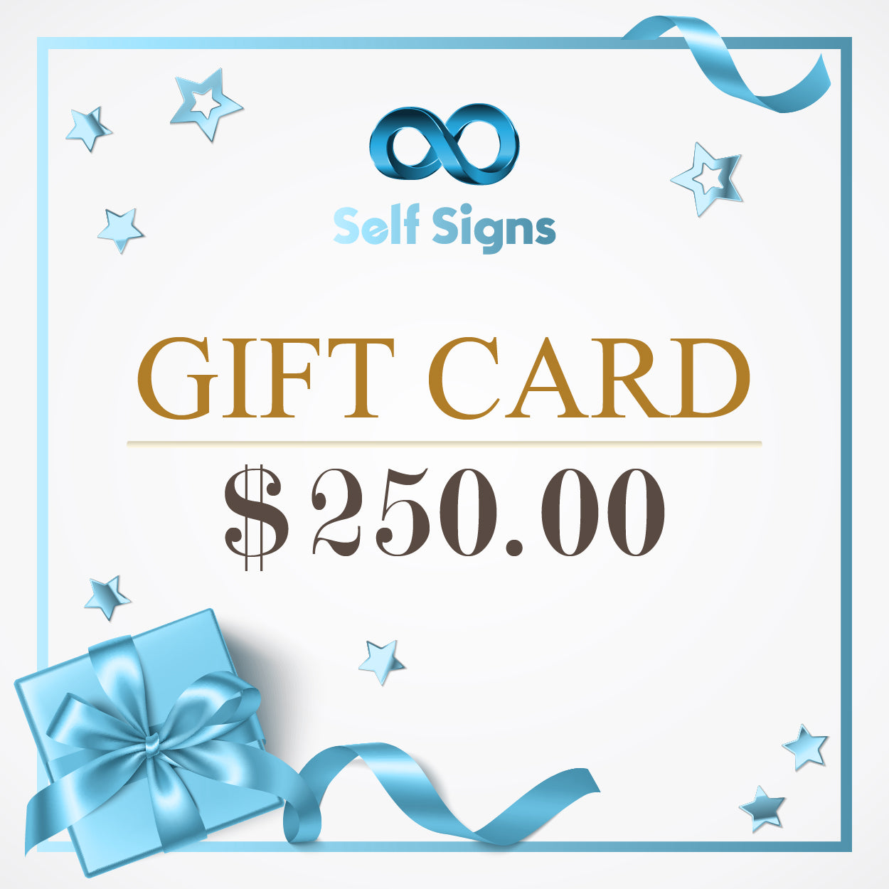 SelfSigns.com Gift Card : Light Up Their World