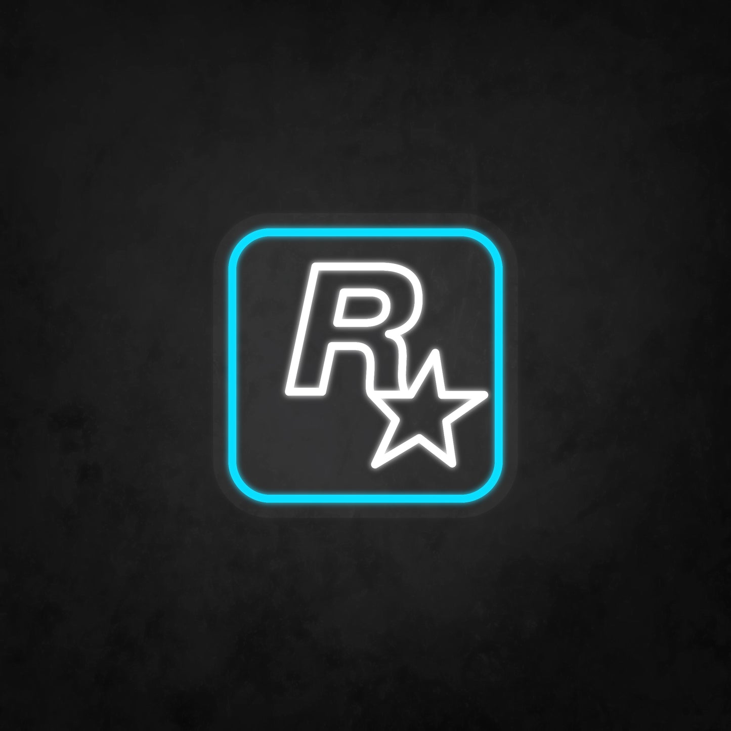 LED Neon Sign - Rockstar Logo