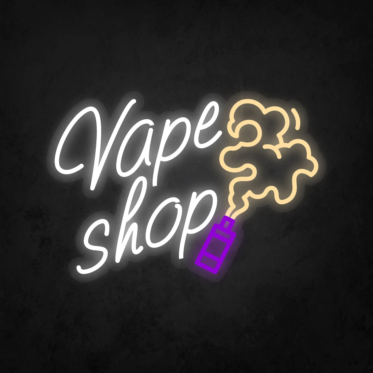 LED Neon Sign - Vape Shop Medium Self Signs LED Neon Sign - Vape Shop Medium Self Signs